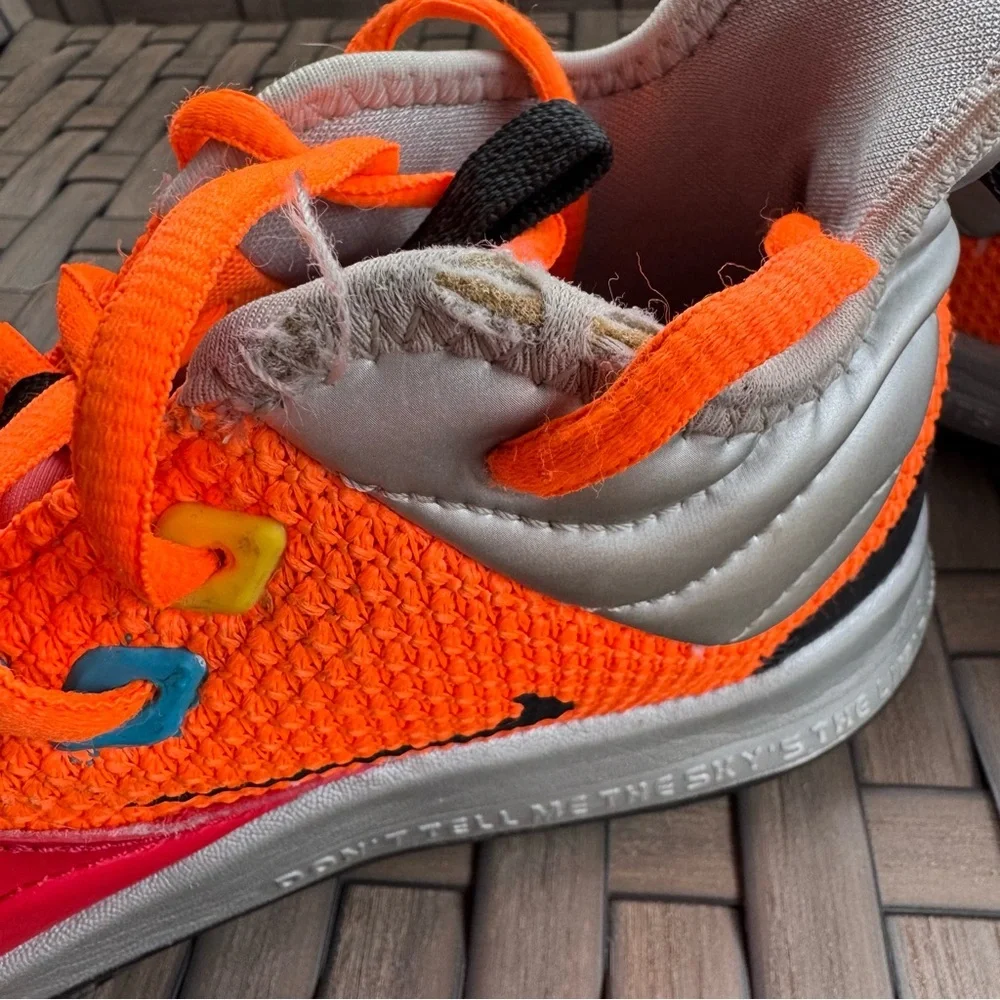 Nike Youth Kids'‎ PG 3 NASA Armstrong Apollo XII Total Orange Sneakers Size 6Y